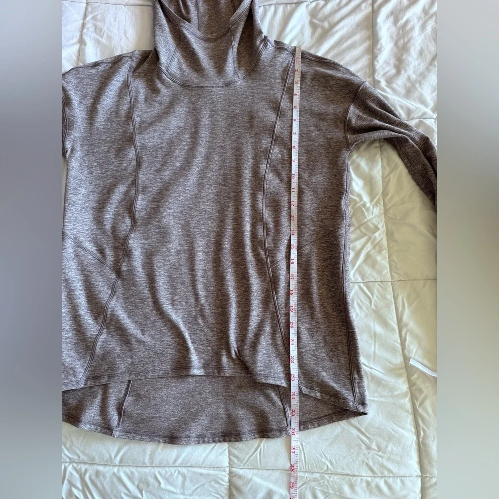 Lululemon Womens Ready to Rulu Hoodie Pullover Medium Heathered Mulberry EUC - Picture 6 of 13